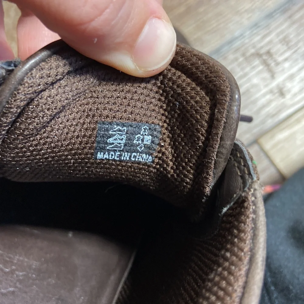 Ecco Coffee Brown Leather Chukka Boots Size EU 40